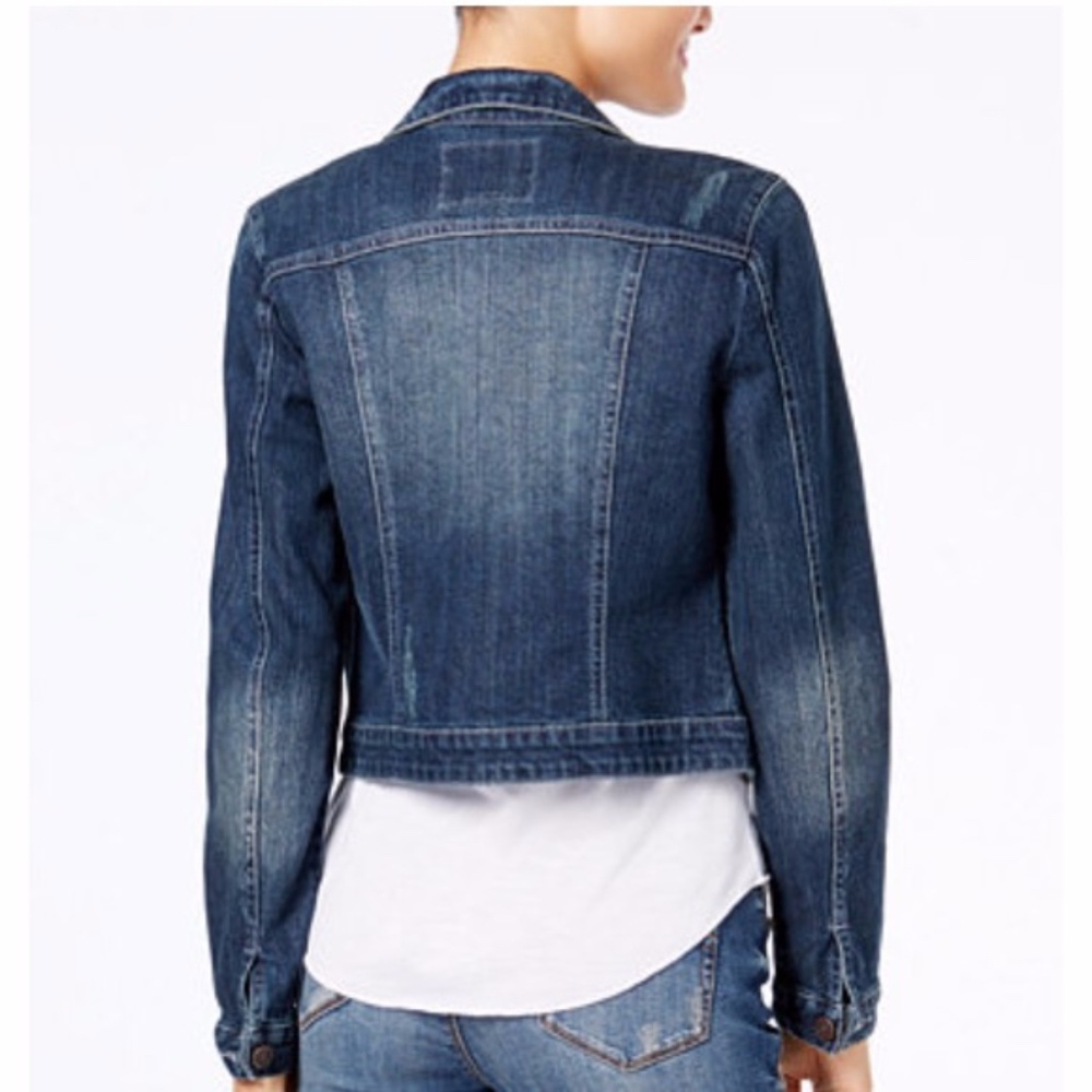 EUC- American Rag Dark/Distressed Denim Jacket! - Picture 2 of 6